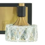3-Light Crystal Bathroom Dimmable LED Vanity Wall Light - Image 4