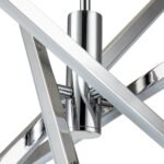 4-Light Dimmable LED Tube Sputnik Chandelier - Image 10