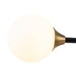 4-Light Opal Glass Globe Kitchen Island Pendant - Image 12