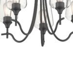 5-Light Glass Shade Empire Chandelier - Image 10