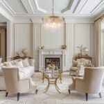 5-Light Hammered Glass Round Layered Pendant Chandelier - Image 3