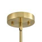 7-light Brass Sputnik Opal Glass Globe Bubble Chandelier - Image 19