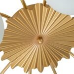 Blossom 12-Light Opal Glass Bubble Semi Flush Chandelier - Image 16