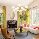 Blossom 12-Light Opal Glass Bubble Semi Flush Chandelier - Image 6