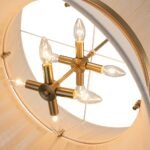 Boho 2-Tier Woven Thread Tapered Drum Pendant Light - Image 18