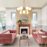 Brass Daisy Tiered Opal Glass Globe Sputnik Chandelier - Image 4