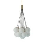 Cloud Style Opal Glass Cluster Bubble Chandelier Pendant Light - Image 10