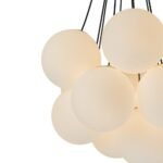 Cloud Style Opal Glass Cluster Bubble Chandelier Pendant Light - Image 14