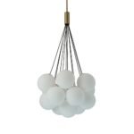 Cloud Style Opal Glass Cluster Bubble Chandelier Pendant Light - Image 12
