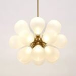 Modern Cluster Frosted Glass Bubble Chandelier - Image 8