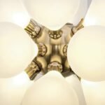 Modern Cluster Frosted Glass Bubble Chandelier - Image 10