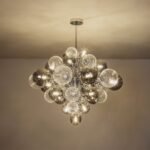 Cluster Glass Globe Bubble Chandelier 23.6"/31.5" Wide Large Chandelier - Image 3