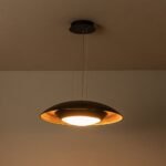 Contemporary Dimmable Wide UFO LED Pendant Light - Image 11