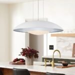 Contemporary Dimmable Wide UFO LED Pendant Light - Image 3
