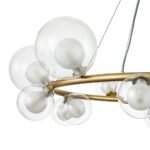 Decorative Halo Glass Globe Bubble Ring Chandelier - Image 8