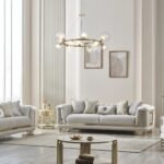 Decorative Halo Glass Globe Bubble Ring Chandelier - Image 2