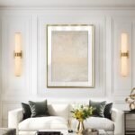 Dimmable LED Marble Tube Linear Bathroom Wall Sconce - Image 2