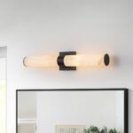 Dimmable LED Marble Tube Linear Bathroom Wall Sconce - Image 5