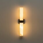 Dimmable LED Marble Tube Linear Bathroom Wall Sconce - Image 19