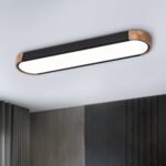Dimmable Minimalist Long Oval Flush Mount LED Light - Image 8