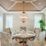 French Antique Brass Crystal Globe Chandelier - Image 2