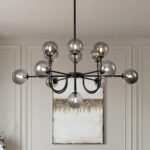 Glam 13-Light Sputnik Glass Globe Bubble Chandelier