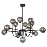 Glam 13-Light Sputnik Glass Globe Bubble Chandelier - Image 11