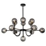 Glam 13-Light Sputnik Glass Globe Bubble Chandelier - Image 10