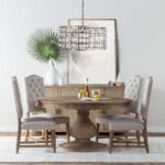 Luxe Antique Silver Wide Drum Crystal Chandelier - Image 2