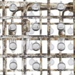 Luxe Antique Silver Wide Drum Crystal Chandelier - Image 5