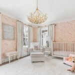 Luxe Gold Crystal Blossom Floral Basket Chandelier - Image 2