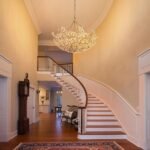 Luxe Gold Crystal Blossom Floral Basket Chandelier - Image 4