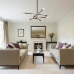 Mid-century 2-Tier Black Brass Sputnik Chandelier - Image 3