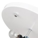 Mid-Century Modern White Flush Mount Light - Image 12