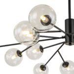 Mid Century Sputnik Glass Globe Bubble Branch Chandelier - Image 15