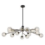 Mid Century Sputnik Glass Globe Bubble Branch Chandelier - Image 12