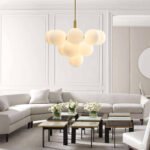 Milky Glass Cluster Bubble Chandelier - Image 8