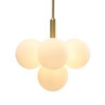 Milky Glass Cluster Bubble Chandelier - Image 20