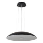 Minimalist Wide Flat Dome Dimmable LED Pendant Light - Image 5