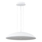 Minimalist Wide Flat Dome Dimmable LED Pendant Light - Image 13