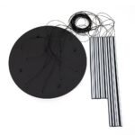 Modern 12-Light Black Cluster Tube LED Pendant Light - Image 13