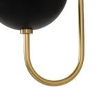 Modern 2-Light Double Goose Arm Globe Wall Sconce - Image 15