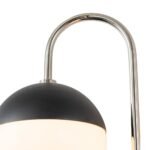 Modern 2-Light Double Goose Arm Globe Wall Sconce - Image 7
