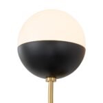 Modern 2-Light Opal Glass Globe Wall Sconce - Image 14