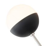 Modern 2-Light Opal Glass Globe Wall Sconce - Image 8