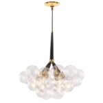Modern Cluster Glass Bubble Chandelier - Image 2