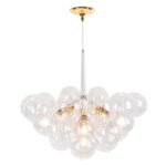 Modern Cluster Glass Bubble Chandelier - Image 7