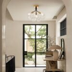 Modern Cluster Glass Bubble Chandelier / Semi Flush - Image 6