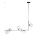 Modern Glass Bubble Kitchen Island Linear Pendant - Image 12