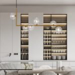 Modern Glass Bubble Kitchen Island Linear Pendant - Image 3